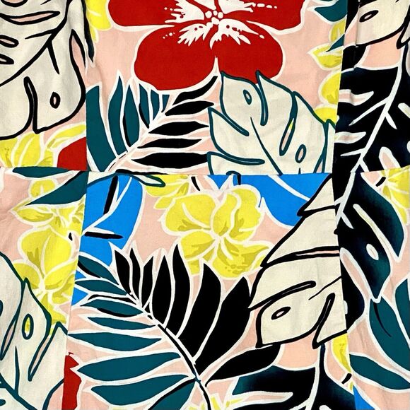 Hibiscus Mini Dress Womens S Tropicalcore Y2K Coquette Coconut Girl Summer Beach - Picture 4 of 11